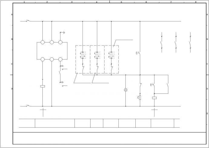 某工业泵站控制设计图cad图纸_图1