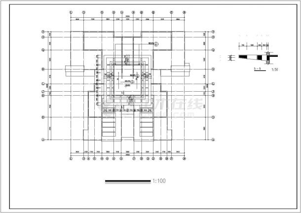 常州市某小区1.9万平米28层剪力墙结构住宅楼建筑设计CAD图纸-图一