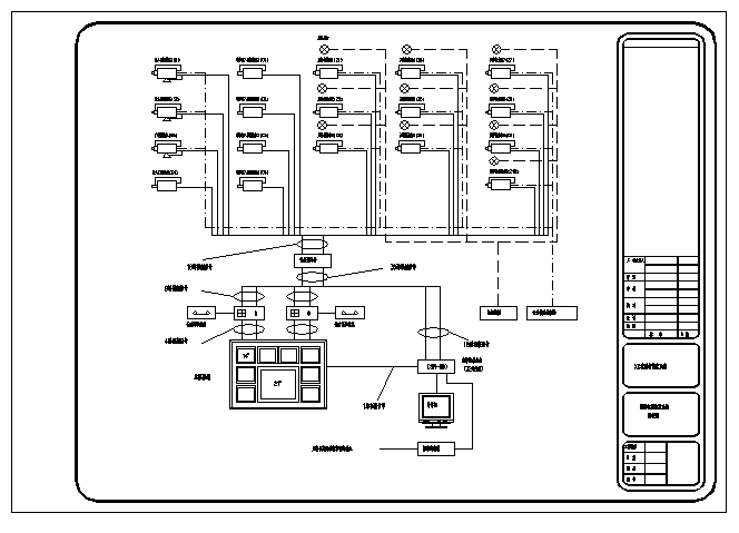 某住宅花园智能化系统设计cad图纸_图1