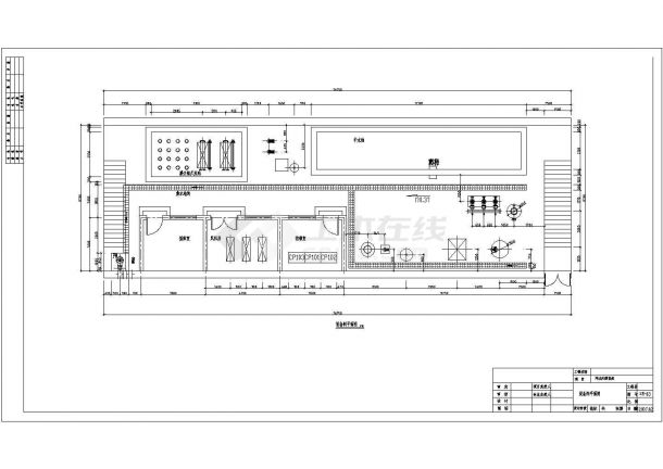 某奥林匹克公园网球中心MBR污水处理系统设计详细方案CAD图纸-图一