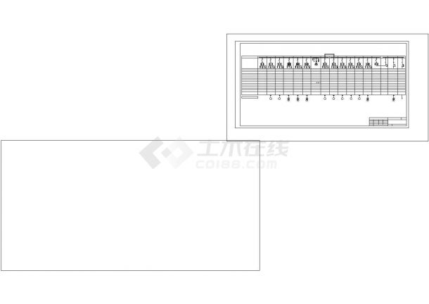 某工厂6kV高压一次系统及平面图CAD图纸-图二