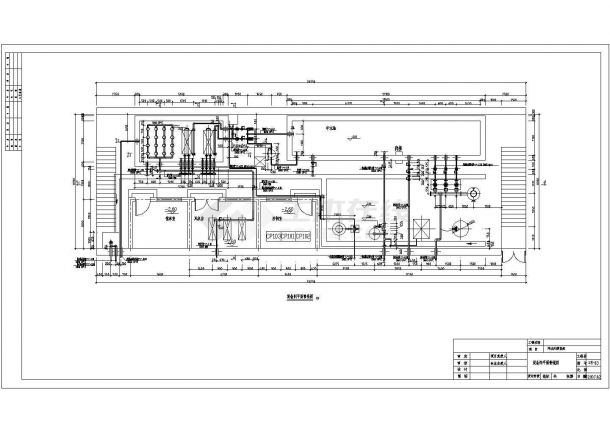 某中水处理系统全套工艺设计详细方案CAD图纸-图二