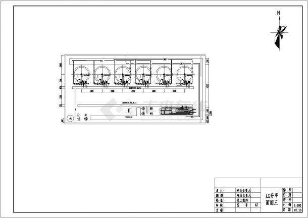某化水站水处理工艺设计详细方案CAD图纸-图二