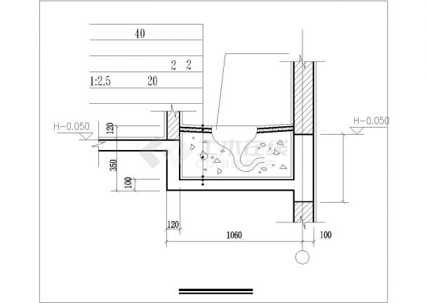 厕所常用的蹲便器设计CAD图纸（9张）-图二