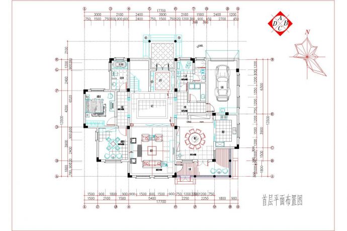 锦州 整套欧式别墅设计装修详细建筑施工图_图1