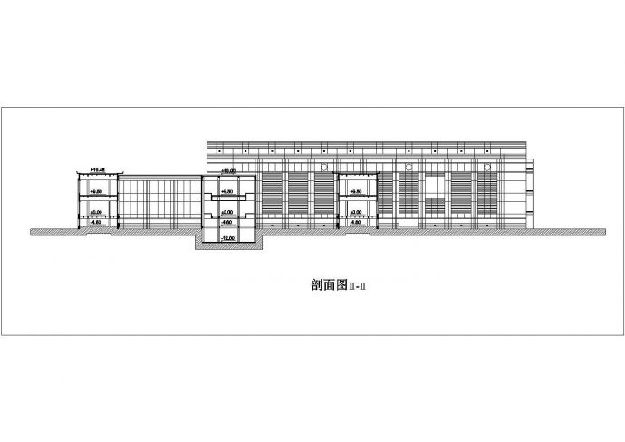 某地上四层框架结构博物馆设计cad全套建筑施工图（甲级院设计）_图1