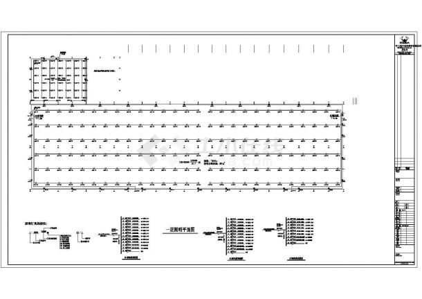 本溪单层厂房CAD电气设计完整图-图二