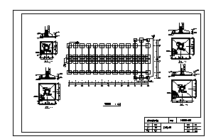 某四层框架结构职教教学楼结构施工cad图(含计算书，毕业设计)_图1