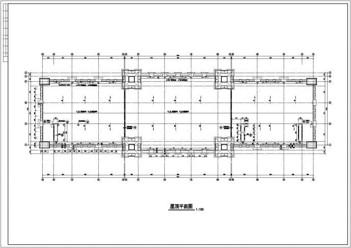 某框架结构多层欧式酒店设计cad详细建筑施工图_图1