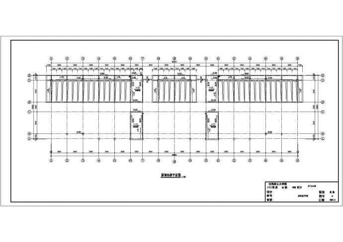 济南市某企业单位3600平米4层框架结构办公楼建筑+结构设计CAD图纸_图1
