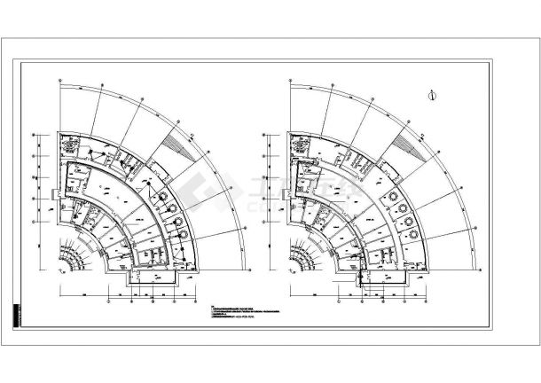 3700平米左右3层钢混框架商业综合楼全套电气系统设计CAD图纸-图二