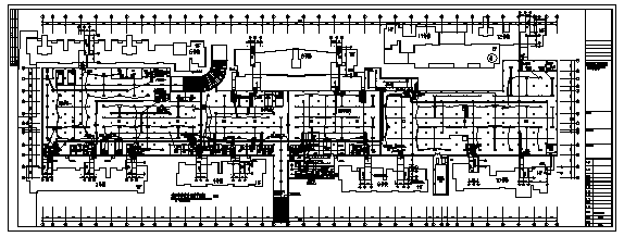 地下车库及人防电气施工cad图(含消防设计，共十四张)-图一