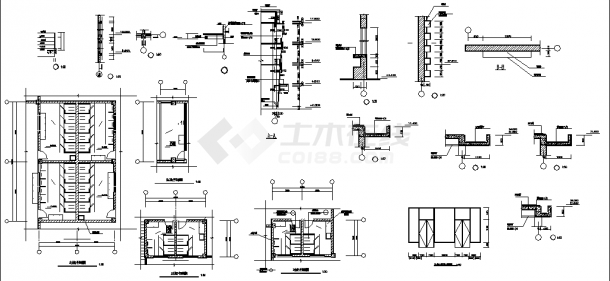 5层15971平米L型汽车站建筑设计施工cad图纸，含设计说明-图二