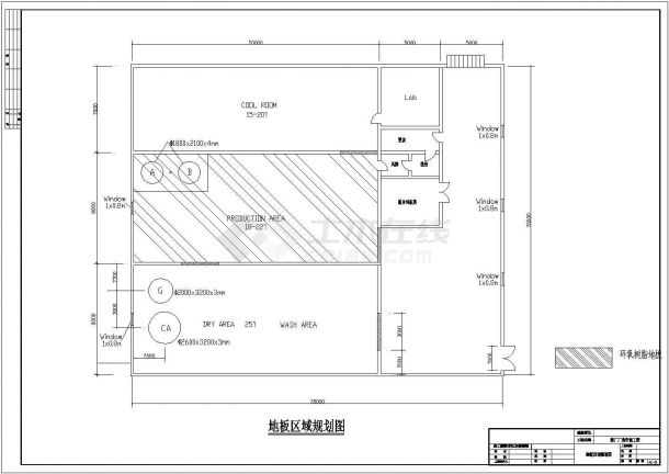 某厂房空调全套CAD设计施工图纸-图一