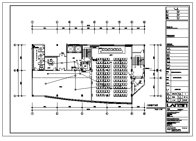 办公楼设计_七层办公楼电气施工cad图，共二十三张_图1