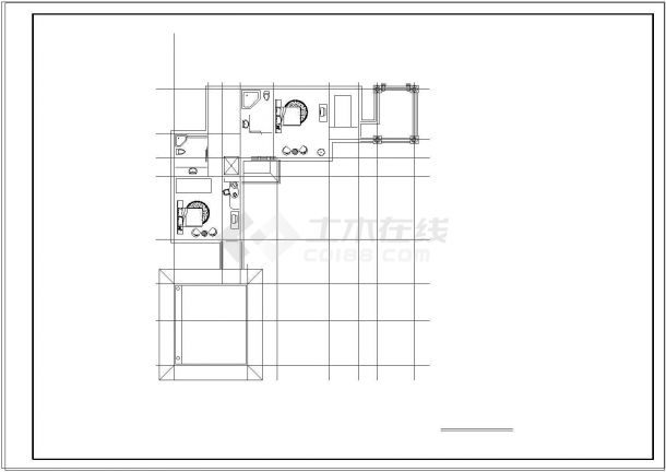 私人两层别墅建筑设计CAD施工图-图一