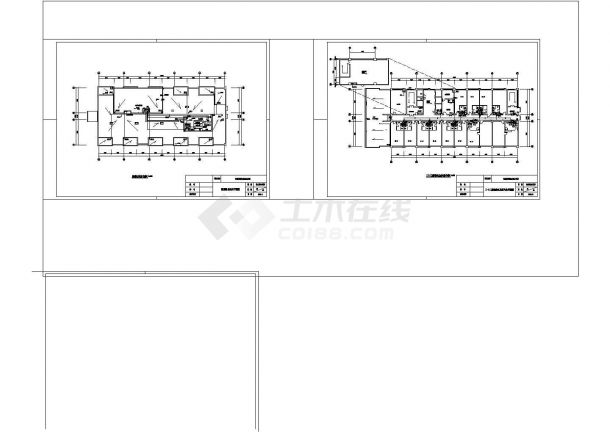 某室宾馆带地下室给排水建筑全套CAD施工图-图一