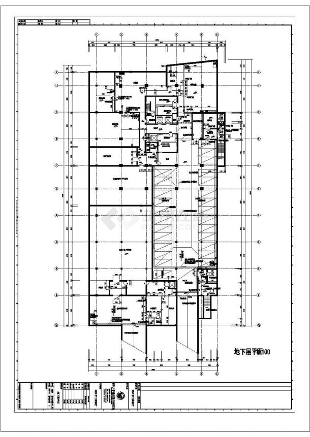 办公楼设计_某工商银行四层框架结构办公楼设计cad全套建筑施工图（含设计说明）-图二