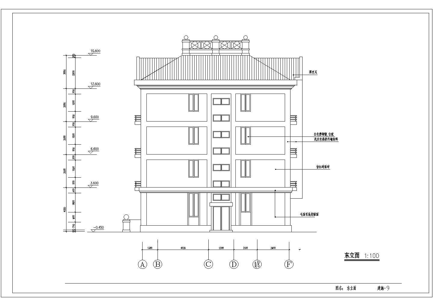 某地私宅建筑设计CAD施工图