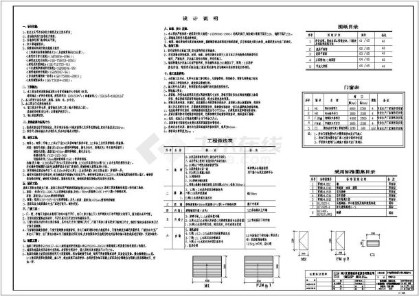 通辽 宏图物流4号中转库详细建筑施工图-图一