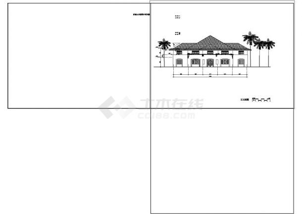 夏威夷别墅建筑设计方案施工图-图二