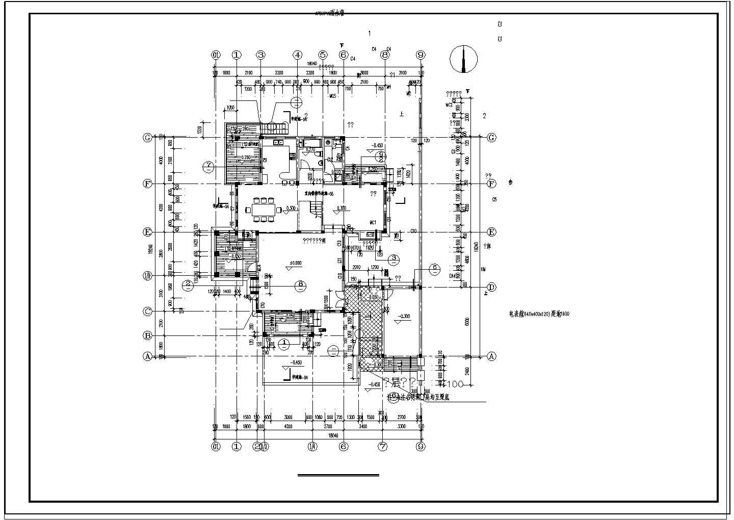 现代别墅设计建筑方案设计施工图