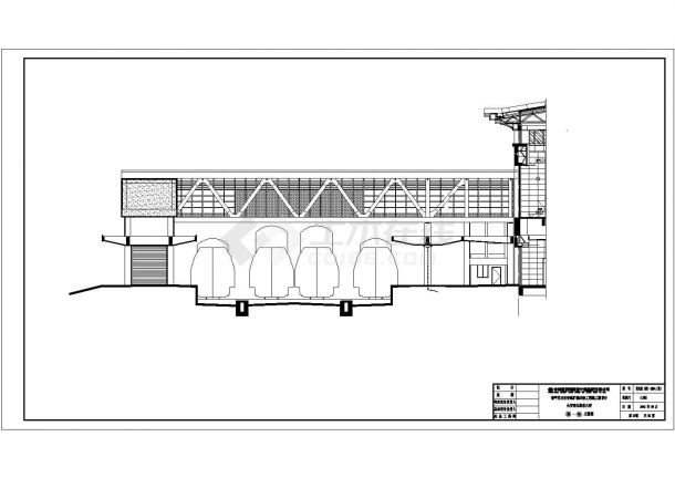 永安南天桥建筑CAD大样构造节点图-图二