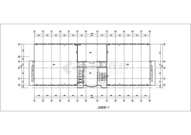 吉林某大学8700平米8层框架结构教学办公楼电气系统CAD设计图纸-图二