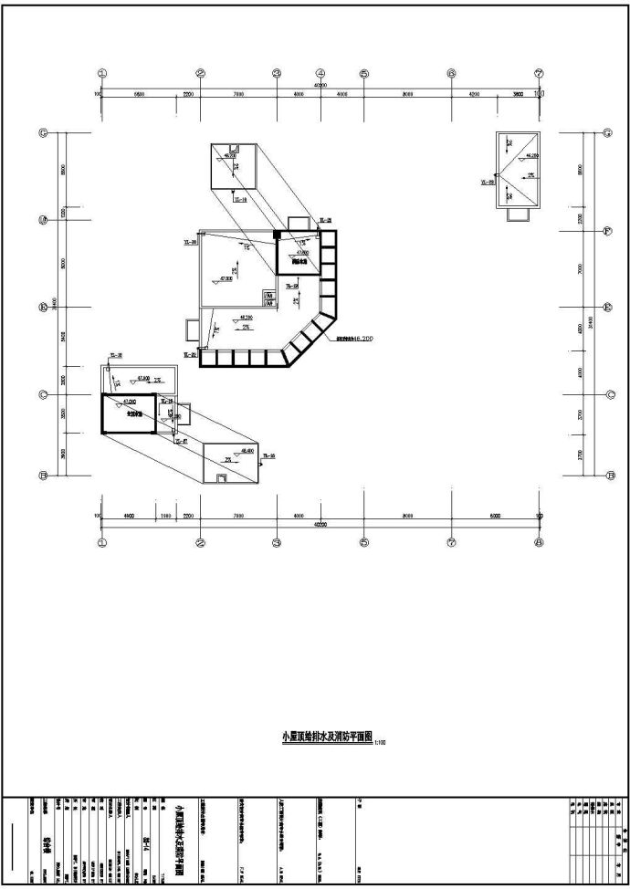 深圳某酒店综合楼暖通空调设计CAD施工方案图_图1