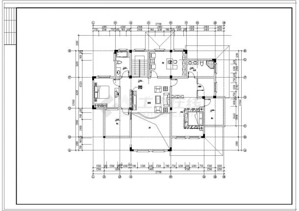 整套欧式别墅设计装修设计图纸（含设计说明）-图一