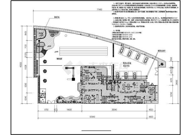 胡卢县某幼儿园新建工程--排水设计施工图-图一