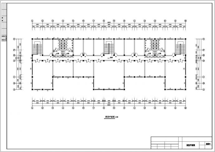镇江市某木业公司4000平米4层框架结构办公楼建筑设计CAD图纸_图1