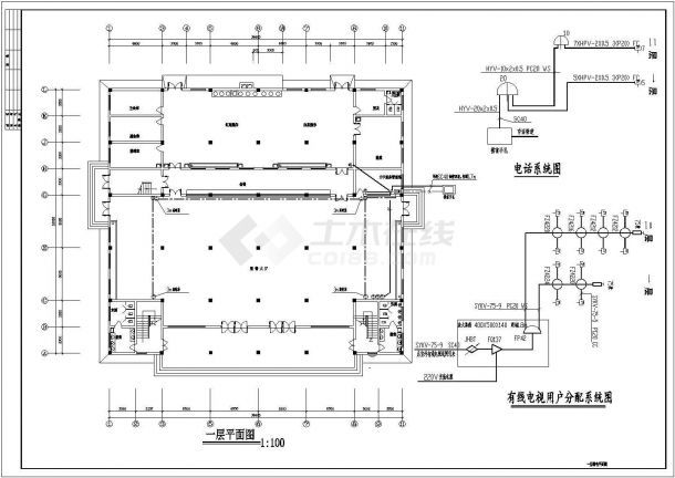 食堂电气设计施工图-图二