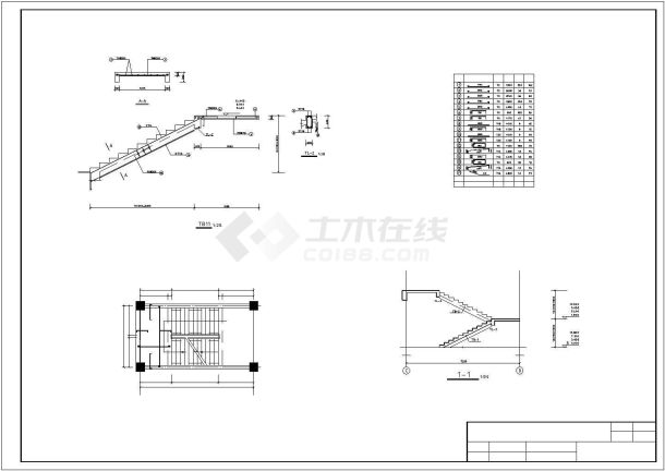 北京某大学附属中学4千平米5层框架教学楼结构设计CAD图纸-图二
