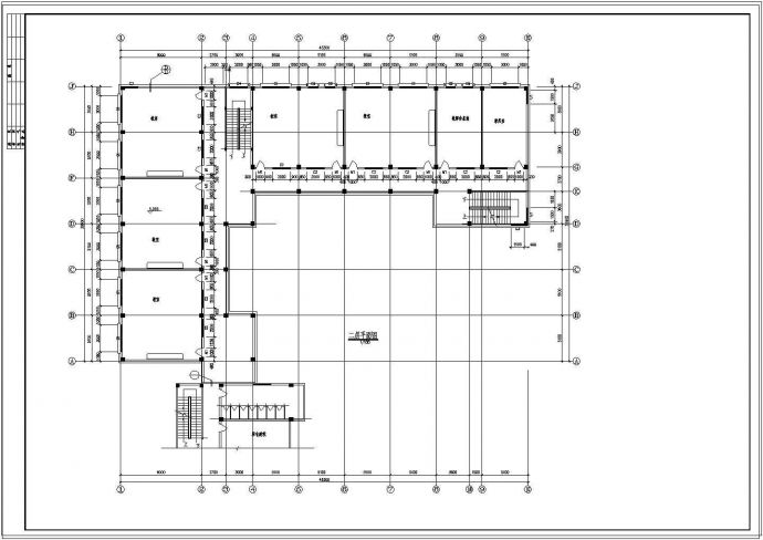 某地区理工学校整套建筑CAD基础套图_图1