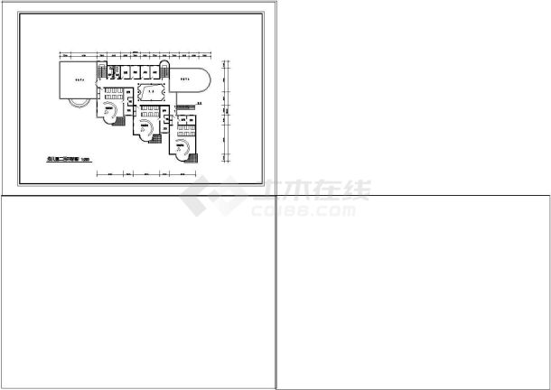 六班幼儿园设计cad施工图-图一