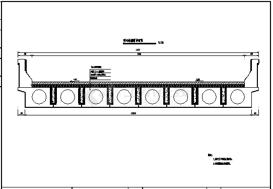 土木工程毕业设计_16米Ⅱ级公路空心板桥设计cad图(含计算书，毕业设计)-图二