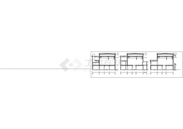 厂房设计_沈阳市某五金厂3层车间厂房建筑设计CAD图纸-图一