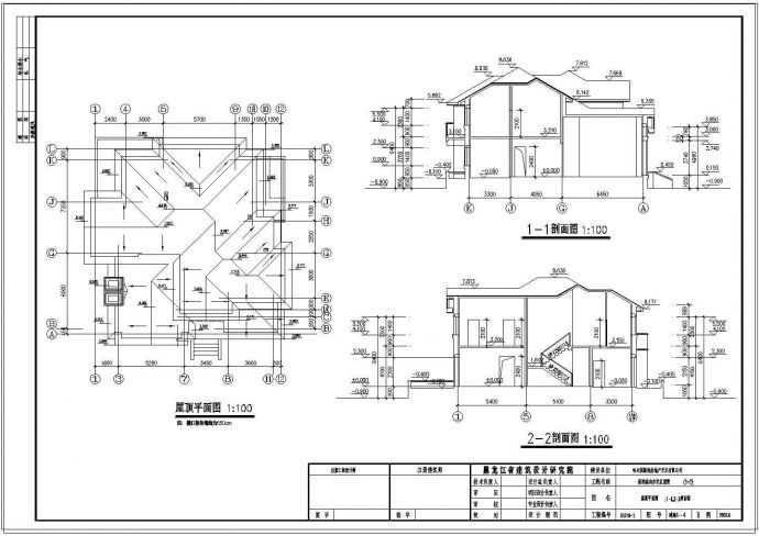 某二层独栋别墅建筑cad设计施工图_图1