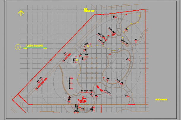 广东园岭街道办白沙岭社区公园改造设计cad全套施工图（含设计说明）-图一