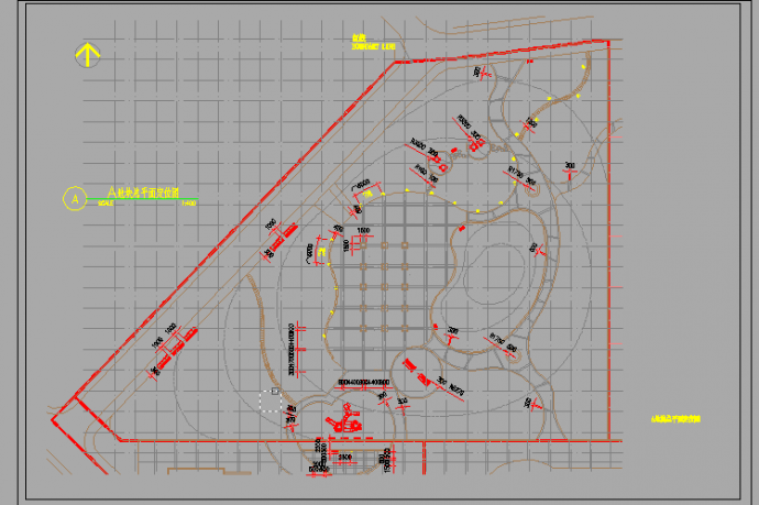 广东园岭街道办白沙岭社区公园改造设计cad全套施工图（含设计说明）_图1