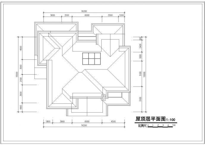 二层独栋现代别墅建筑设计施工图_图1