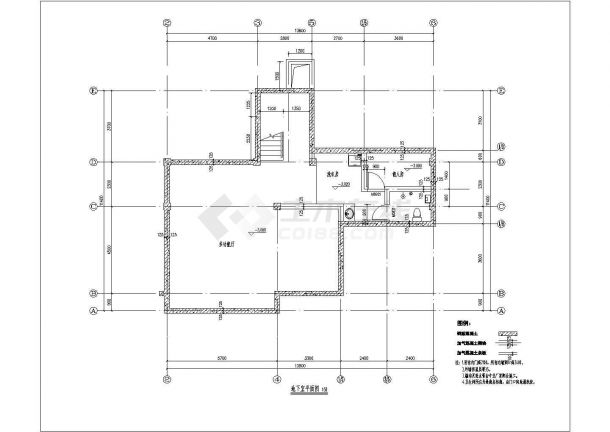 某三层别墅建筑cad设计施工图（含效果图）-图一