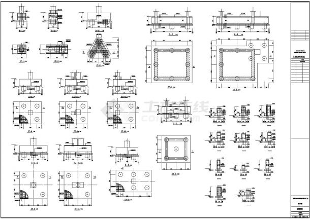 厂房设计_长沙某工厂6层厂房详细结构设计CAD图纸-图一