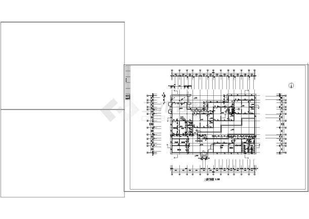 某新村幼儿院全套cad施工图-图二