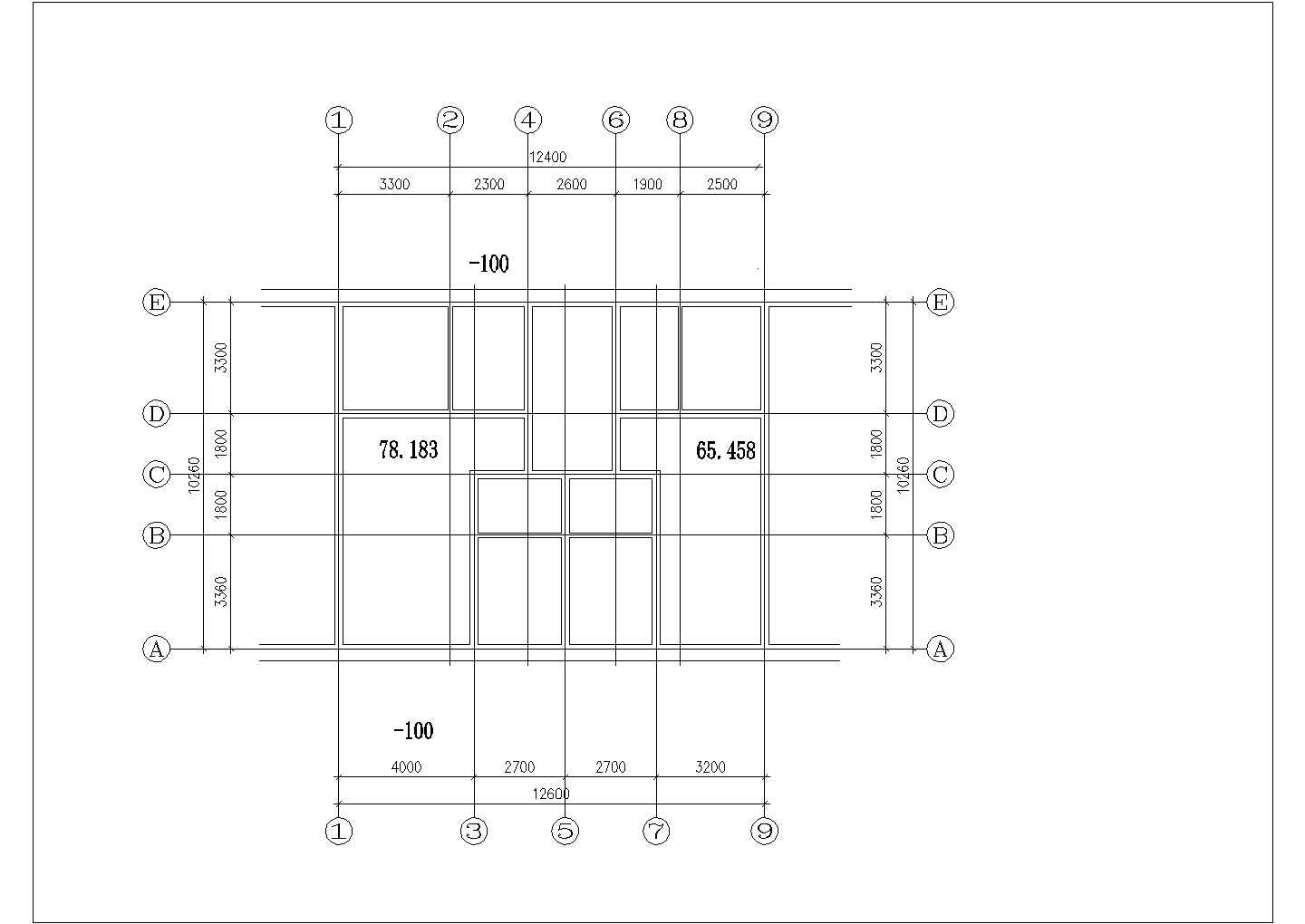 成都某新建小区70-140平米左右的热门户型设计CAD图纸（共16张）