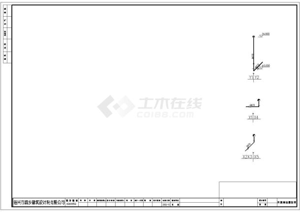 厂房设计_西安某玩具厂单层厂房给排水系统设计CAD图纸-图一