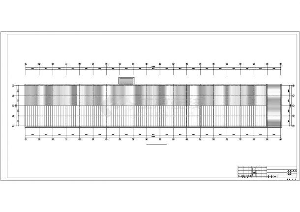 厂房设计_长沙某五金厂2层加工厂房建筑设计CAD图纸（含结构图）-图一