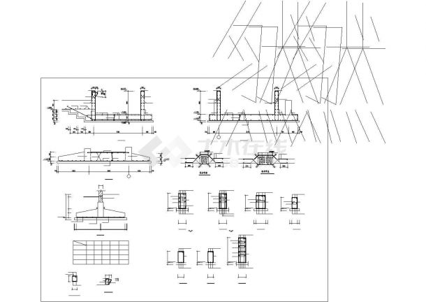 沈阳市某工厂5层车间详细结构设计CAD图纸-图一