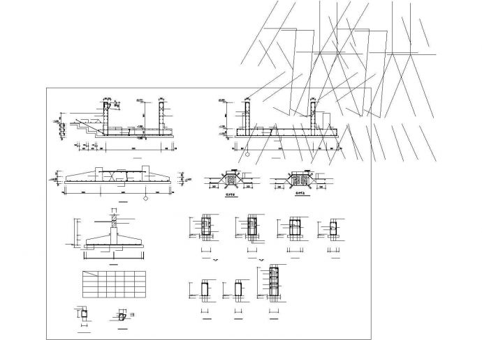 沈阳市某工厂5层车间详细结构设计CAD图纸_图1